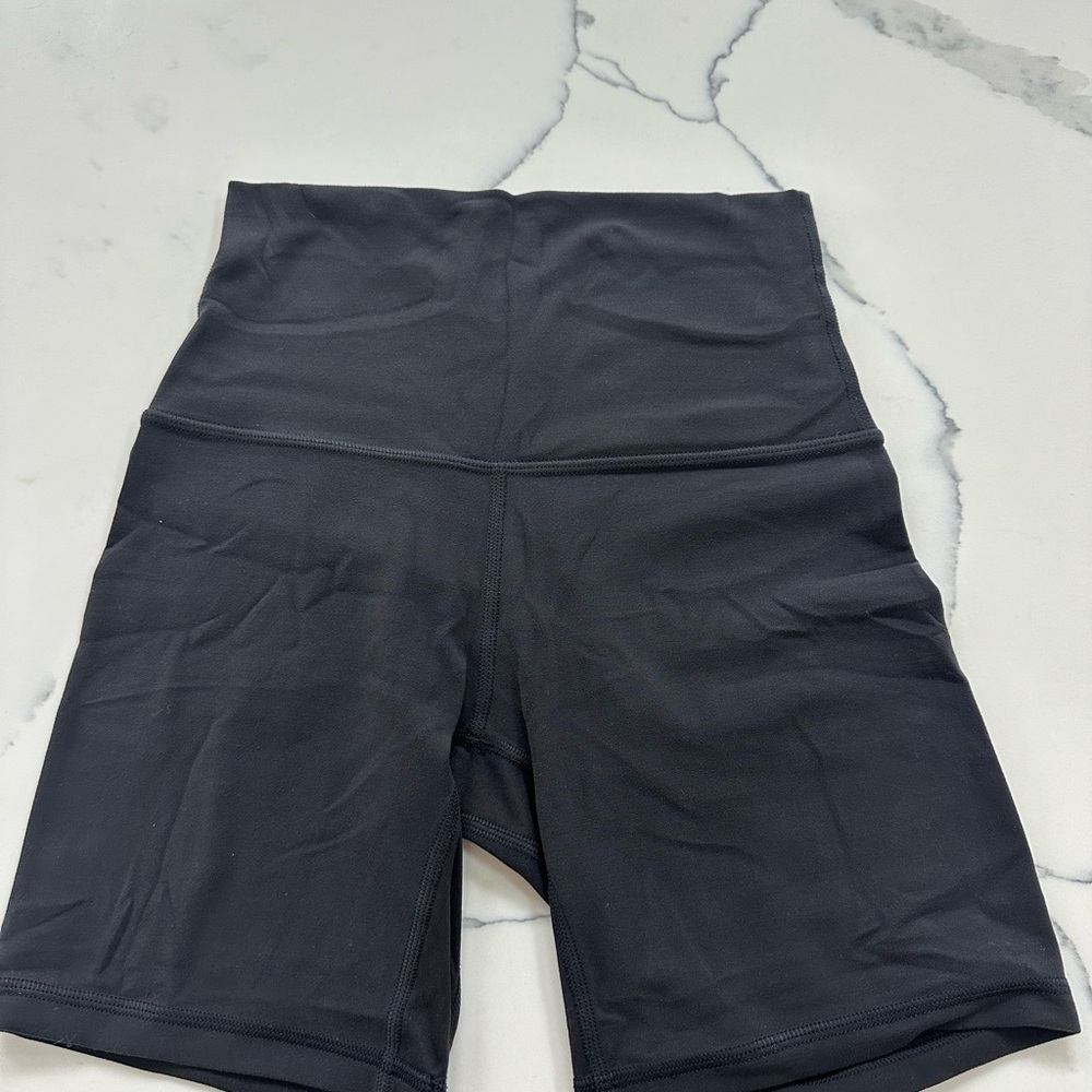 lululemon athletica Black Align biker shorts